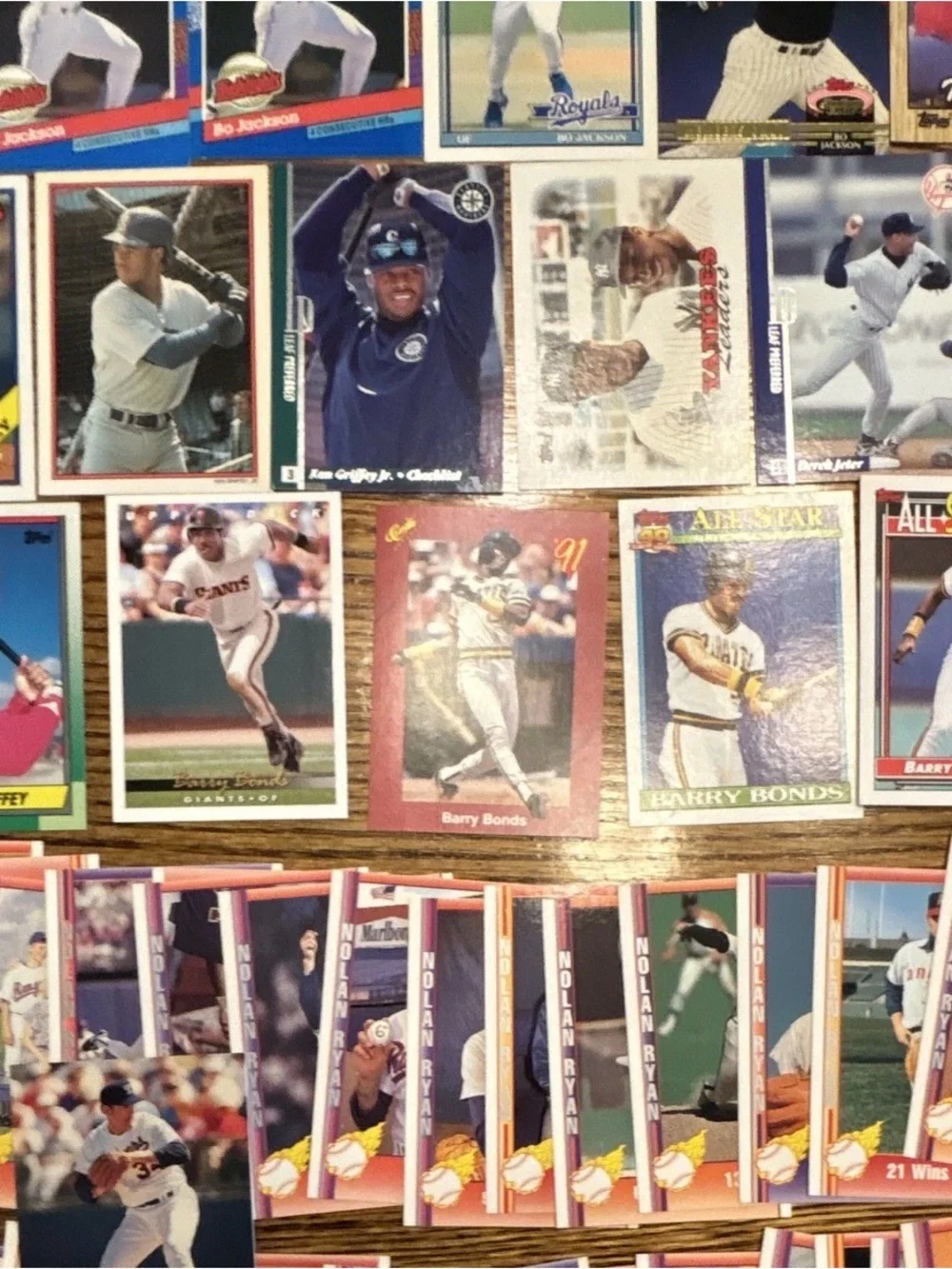 HUGE Lot of Hall of Famers and Legends from Bo, Bonds, Griffey, Nolan, Randy,etc